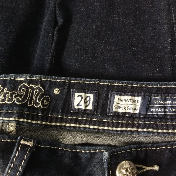 Miss Me super skinny size 29x31 like new - Picture 8 of 8